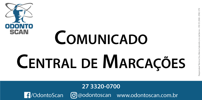 Comunicado - Central de Marcações